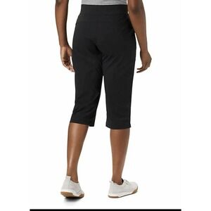 NWT COLUMBIA Size XS Black Anytime Casual Capri Omni-Shield Capris